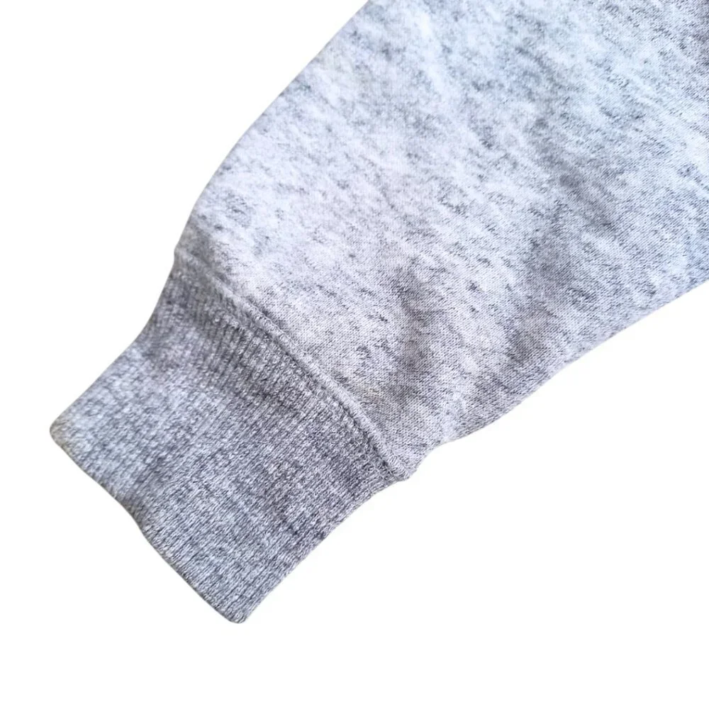 Uniqlo Kids Sherpa Lined Zip Hoodie Gray – Size 5/6 Cozy Winter Jacket